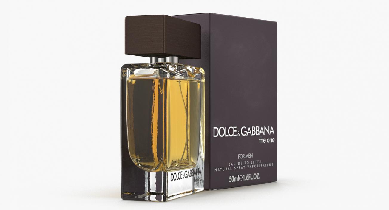 Perfume The One for Men Dolce Gabbana 3D