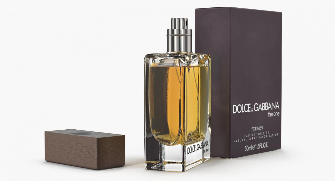 Perfume The One for Men Dolce Gabbana 3D