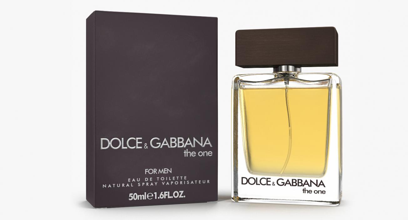 Perfume The One for Men Dolce Gabbana 3D