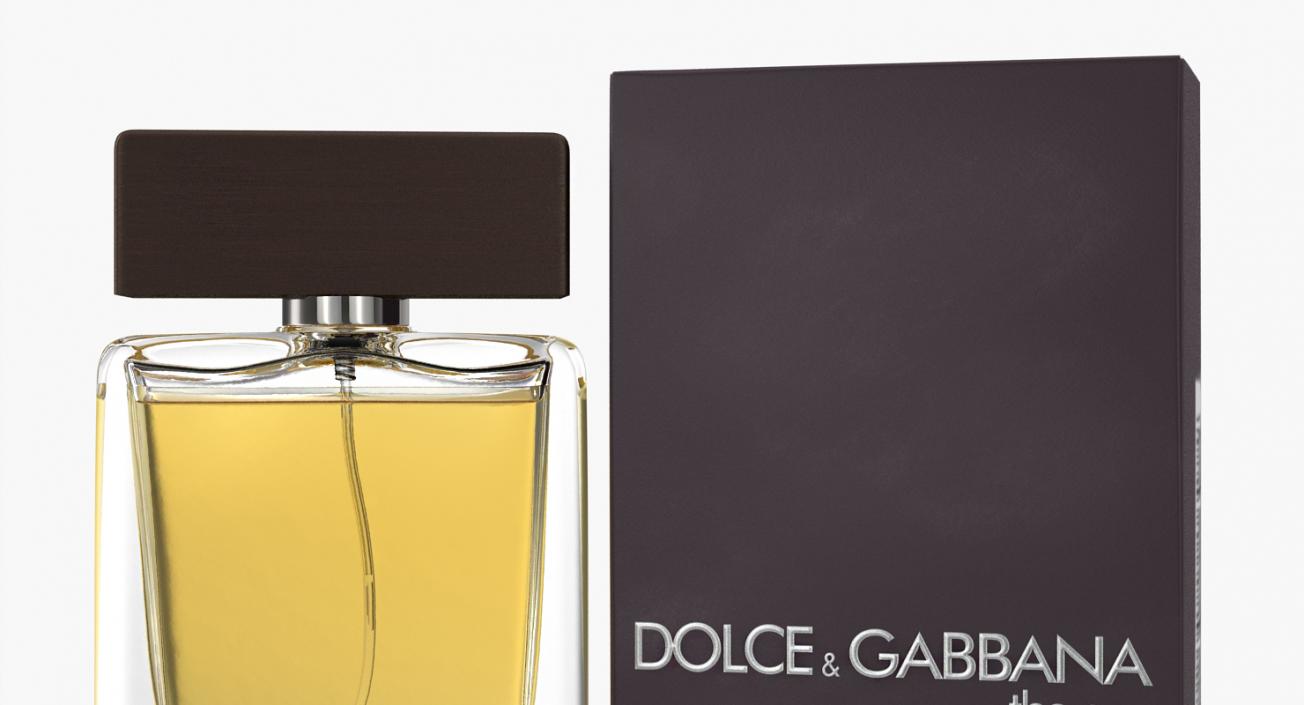 Perfume The One for Men Dolce Gabbana 3D