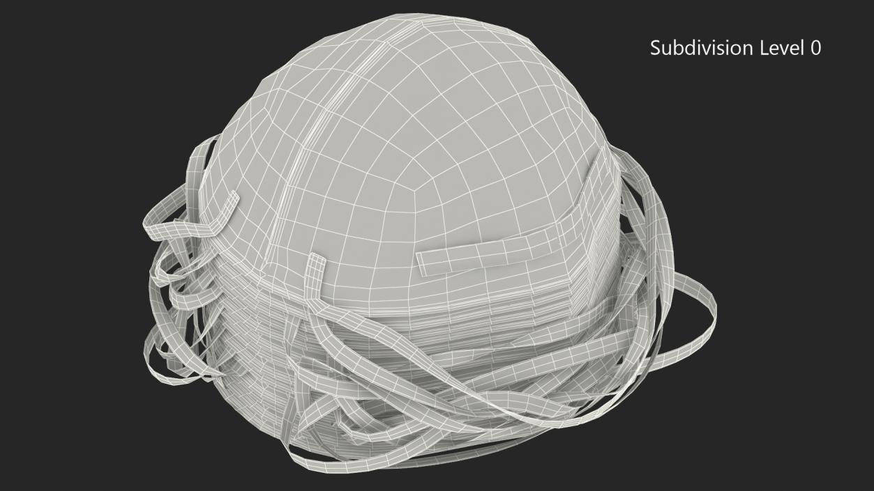 3D N95 3M 8210 Respirator Mask Stack model