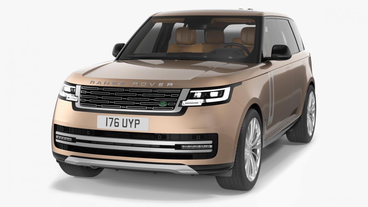 3D Range Rover 2022 Lights On