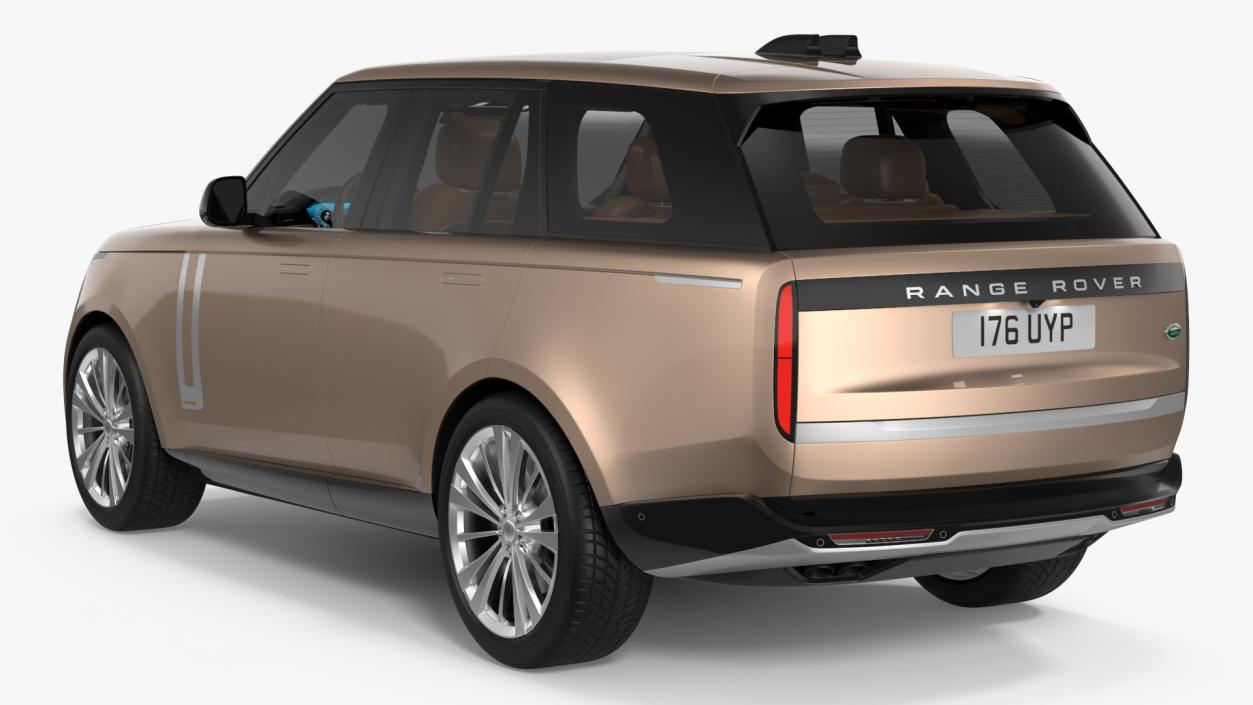 3D Range Rover 2022 Lights On