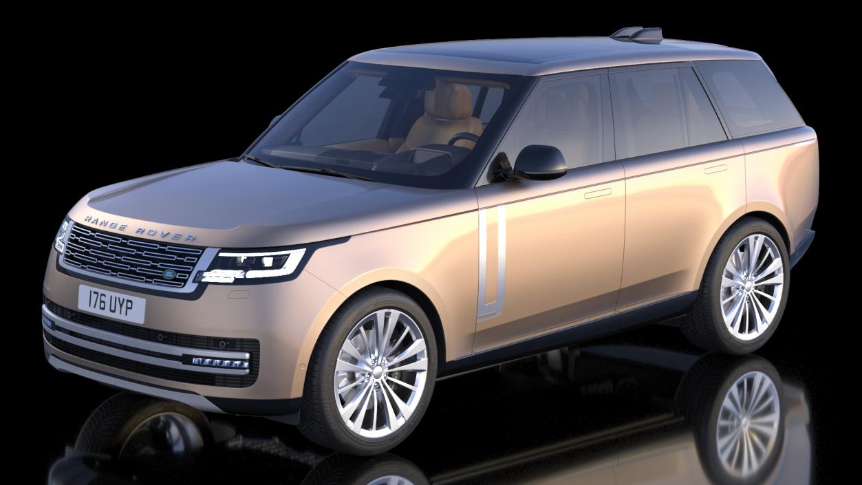 3D Range Rover 2022 Lights On