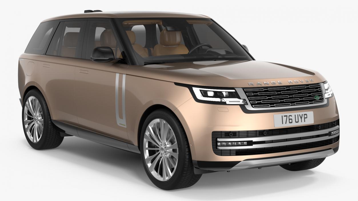 3D Range Rover 2022 Lights On