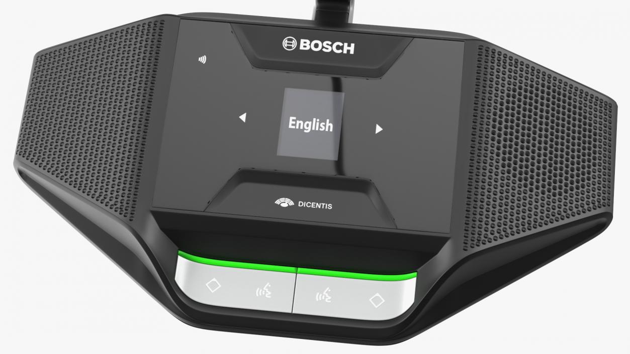 3D model Bosch Dicentis Discussion Device with Language Selector