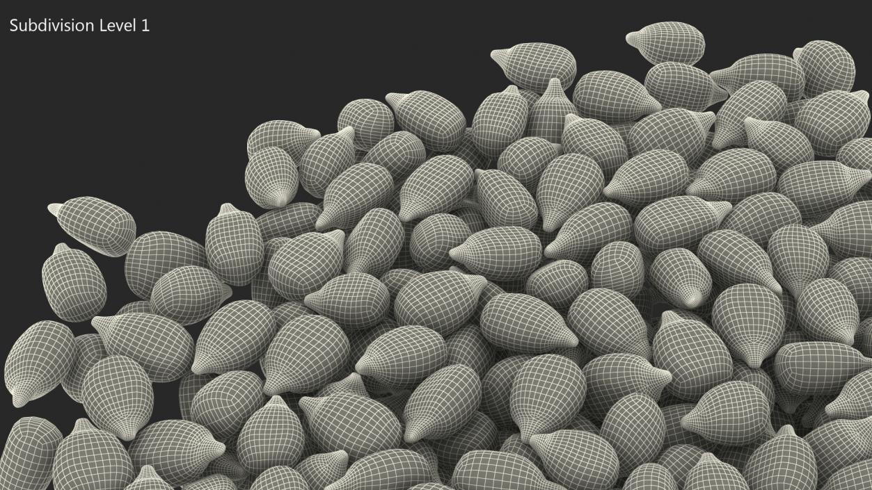 3D model Corn Seeds Pile