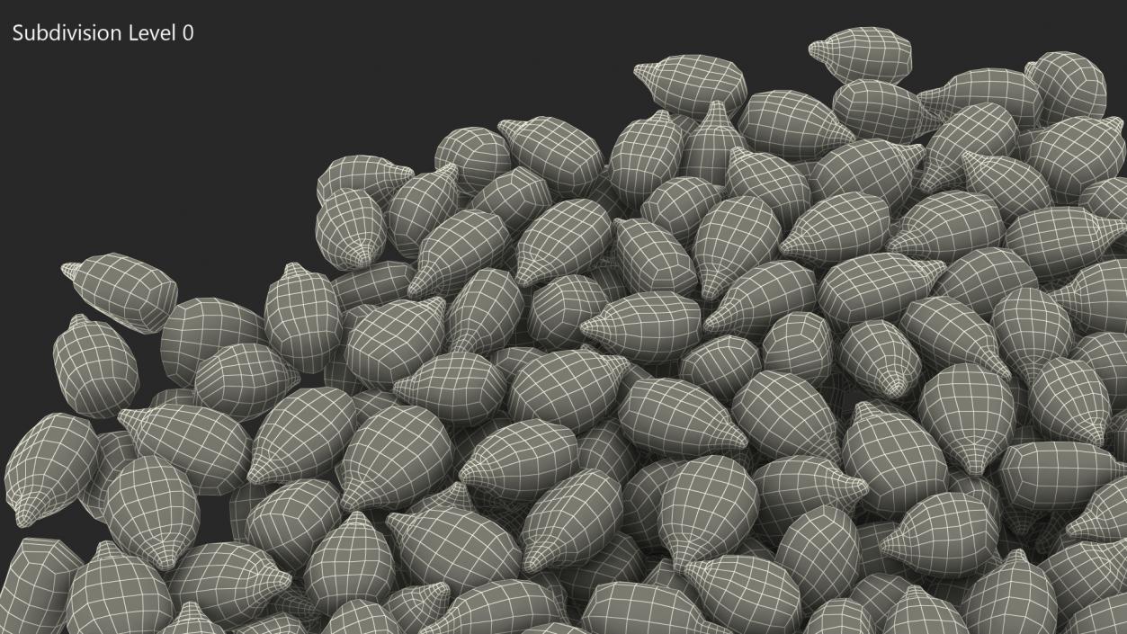 3D model Corn Seeds Pile