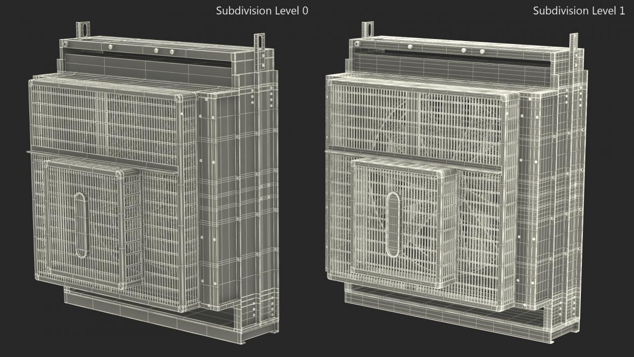 3D Diesel Generator Cooling System 2 model