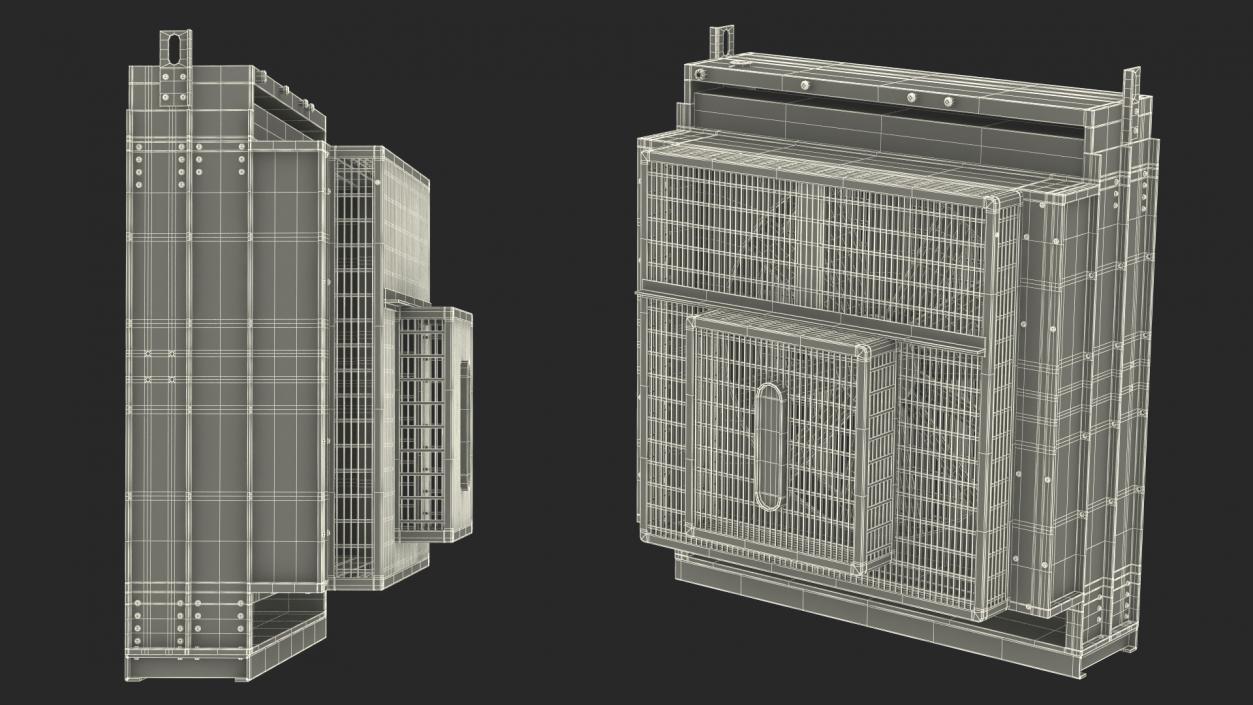 3D Diesel Generator Cooling System 2 model