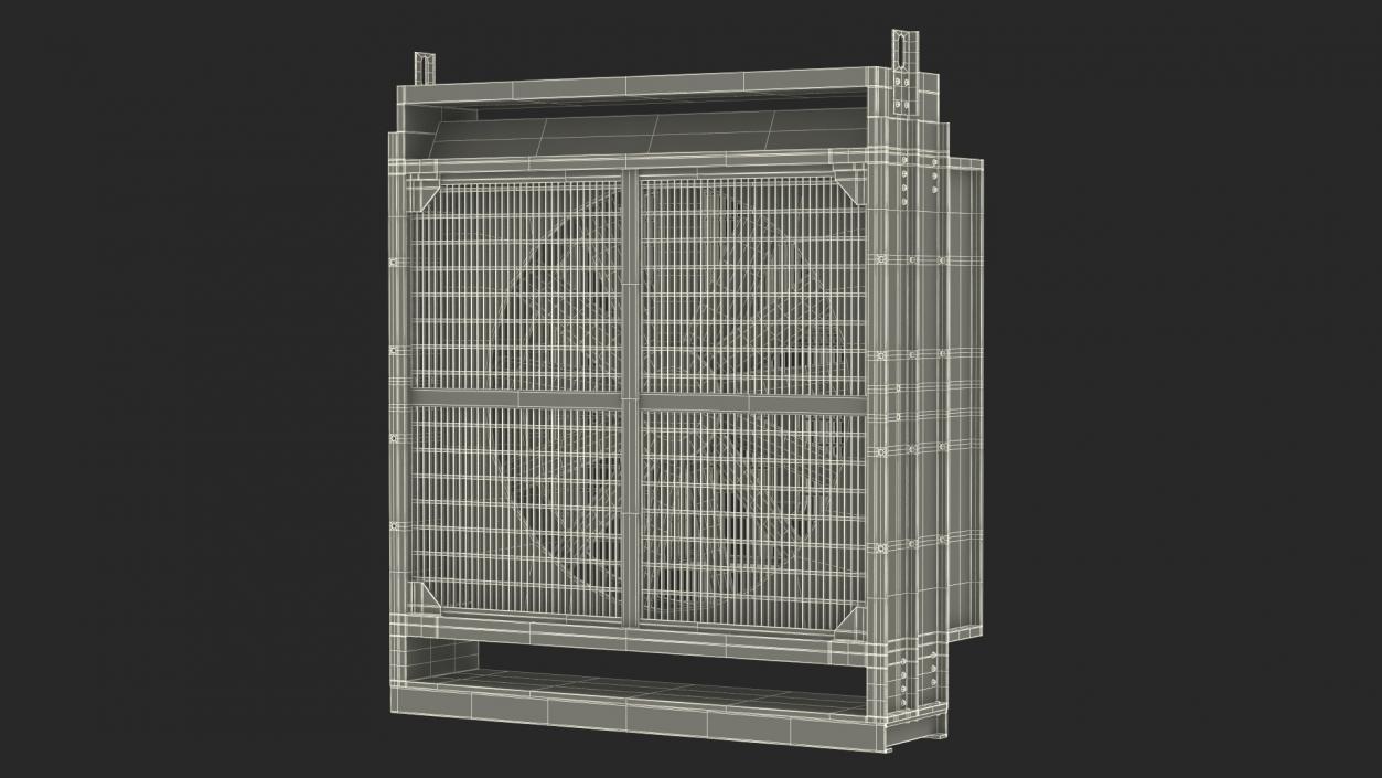 3D Diesel Generator Cooling System 2 model