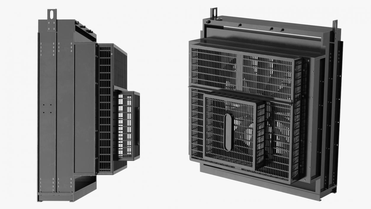 3D Diesel Generator Cooling System 2 model