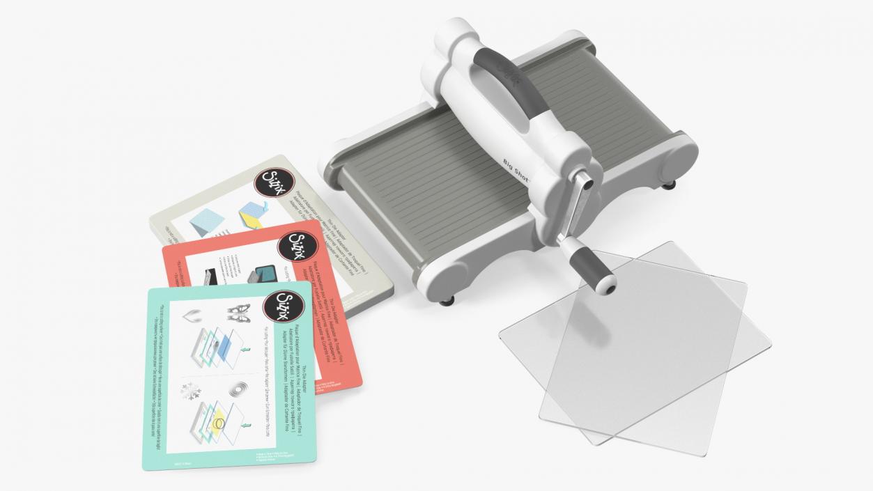 3D model Big Shot Machine Sizzix with Accessories