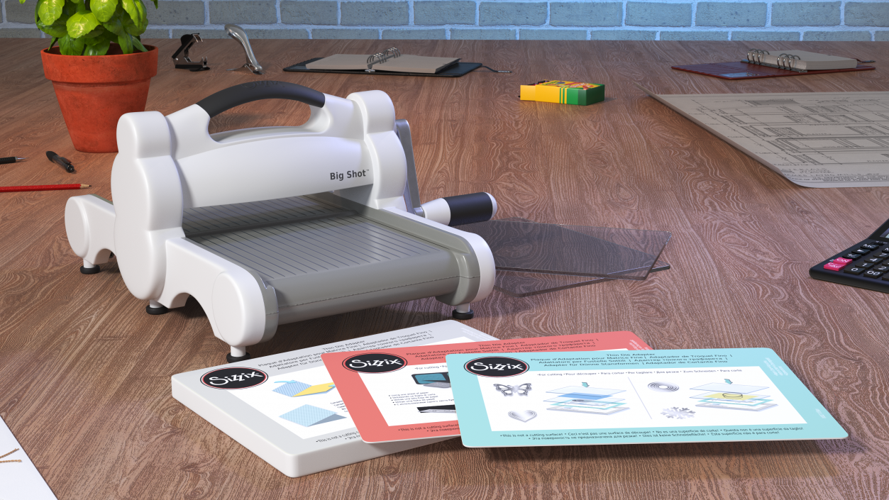 3D model Big Shot Machine Sizzix with Accessories