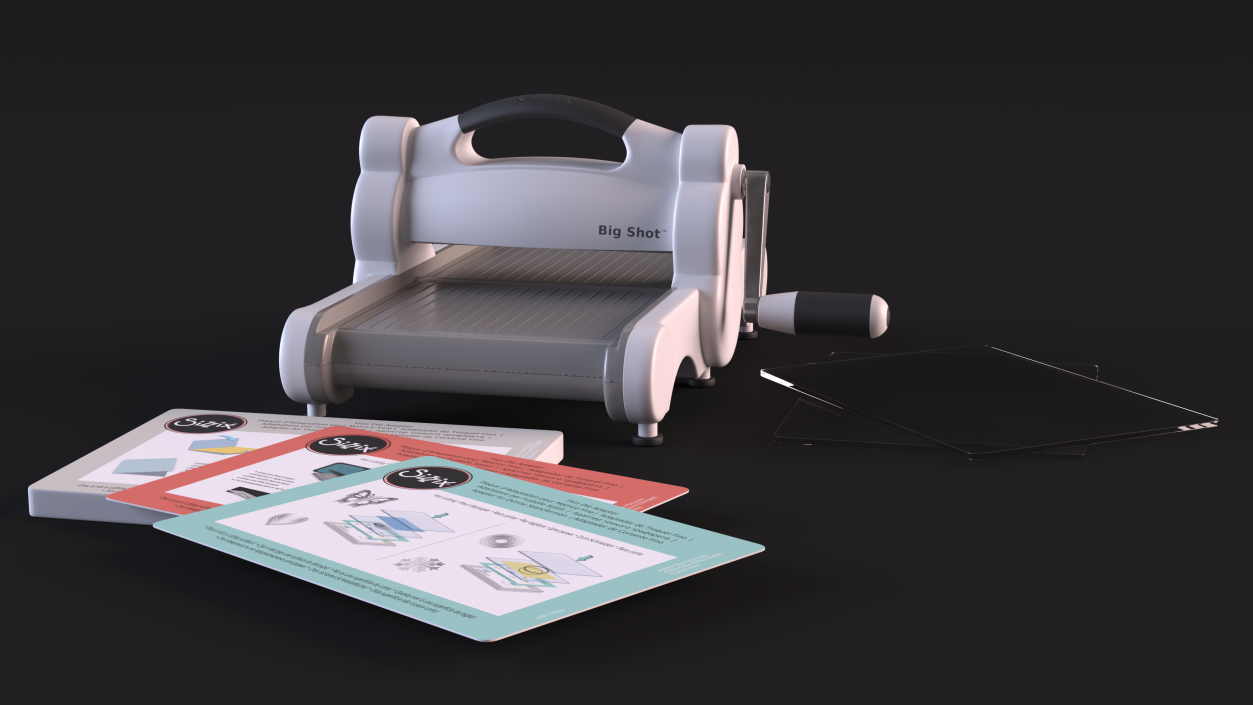 3D model Big Shot Machine Sizzix with Accessories