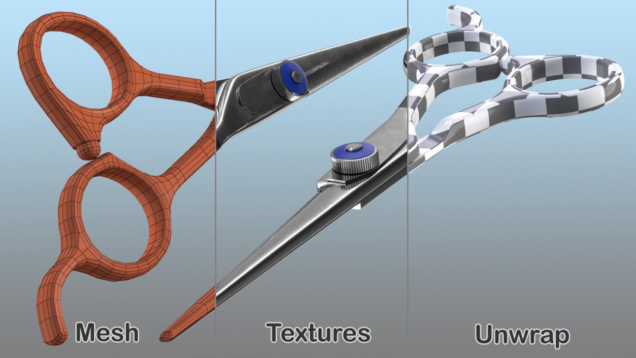 3D Scissors Collection 3