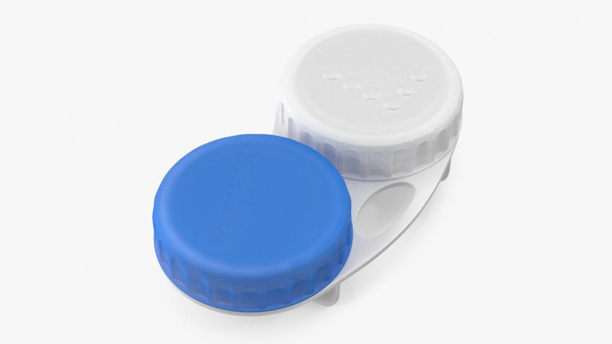 3D Bausch and Lomb Contact Lens Case model