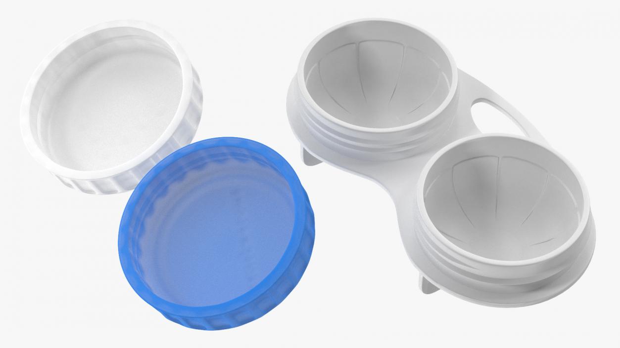 3D Bausch and Lomb Contact Lens Case model