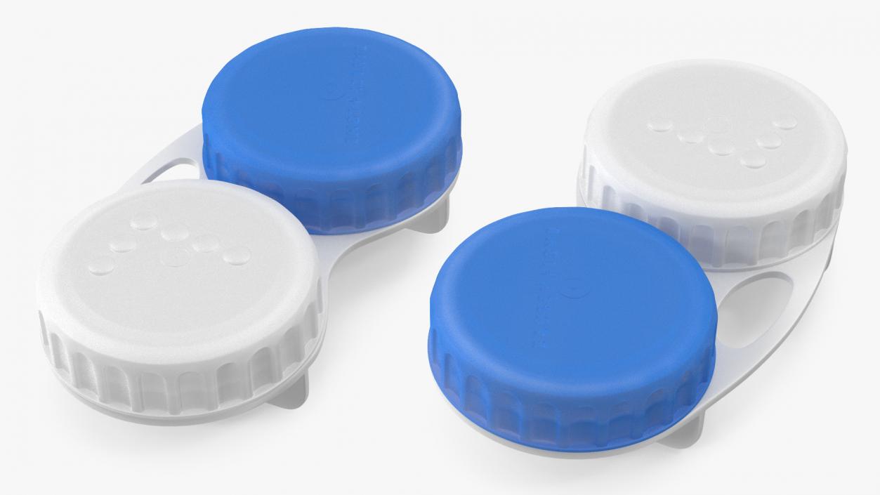 3D Bausch and Lomb Contact Lens Case model