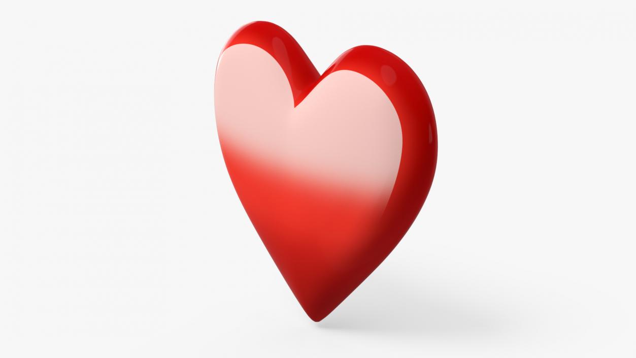 3D model Emoji Red Heart