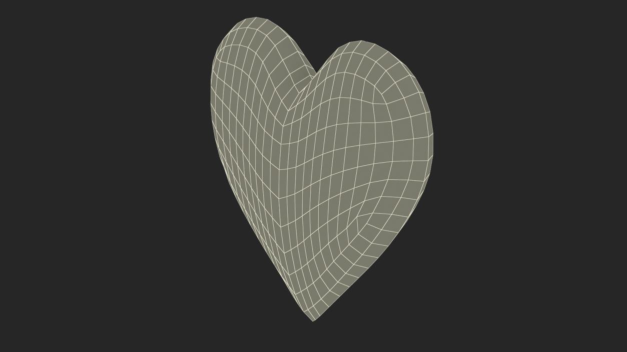 3D model Emoji Red Heart