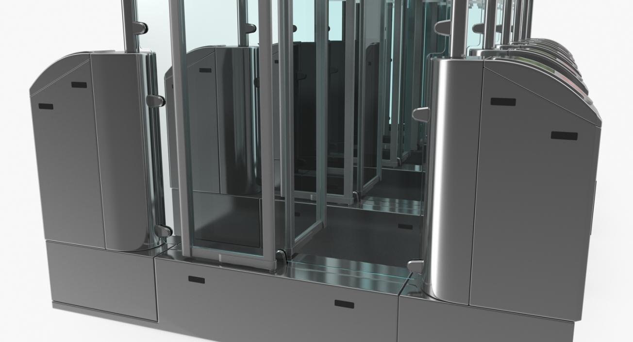 Subway Turnstile Complex 3D model