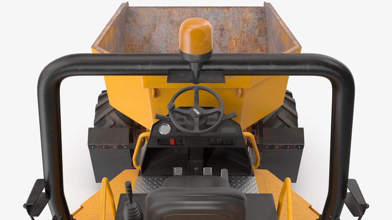 3D JCB 6T-1 Site Dumper Dirty Rigged model