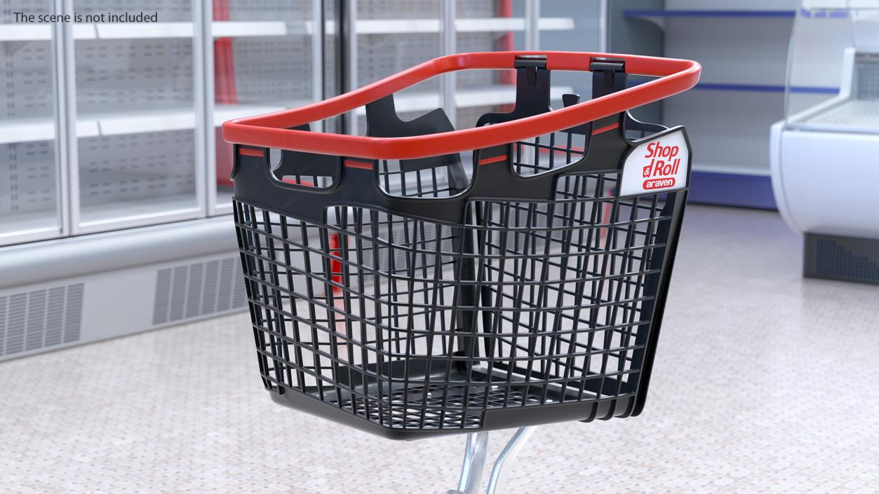 3D model Araven Shopping Cart LOOP 100L