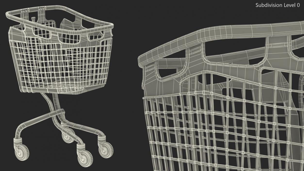 3D model Araven Shopping Cart LOOP 100L