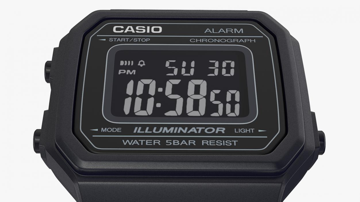 3D Casio b650wd-1a Black