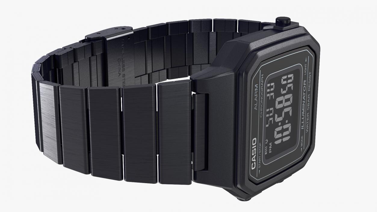 3D Casio b650wd-1a Black