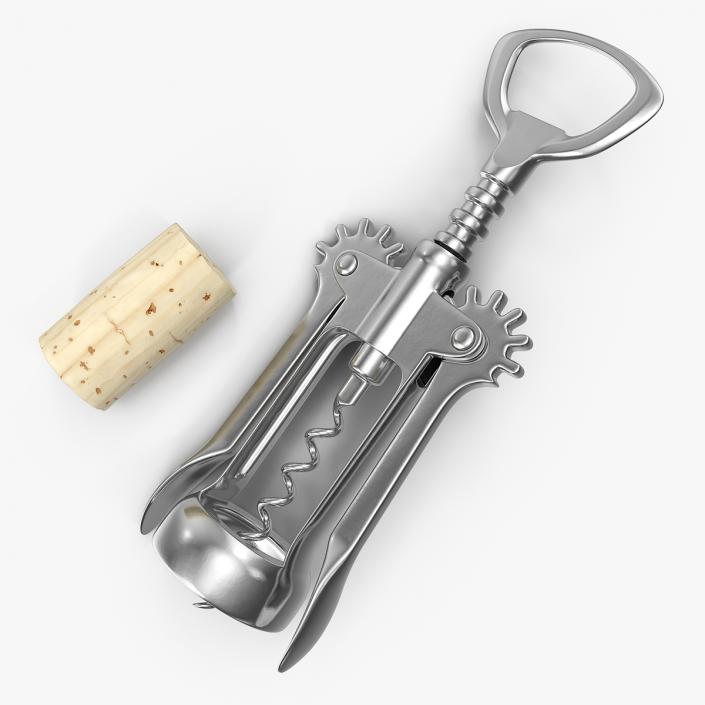 Wing Corkscrew with Cork 3D model