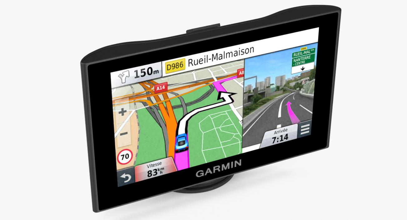 3D Vehicle GPS Garmin Nuvi 2589LMT