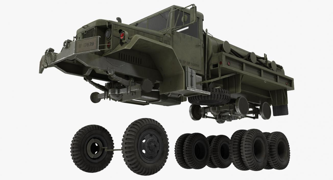 US Army WWII Rigged Trucks Collection 2 3D model