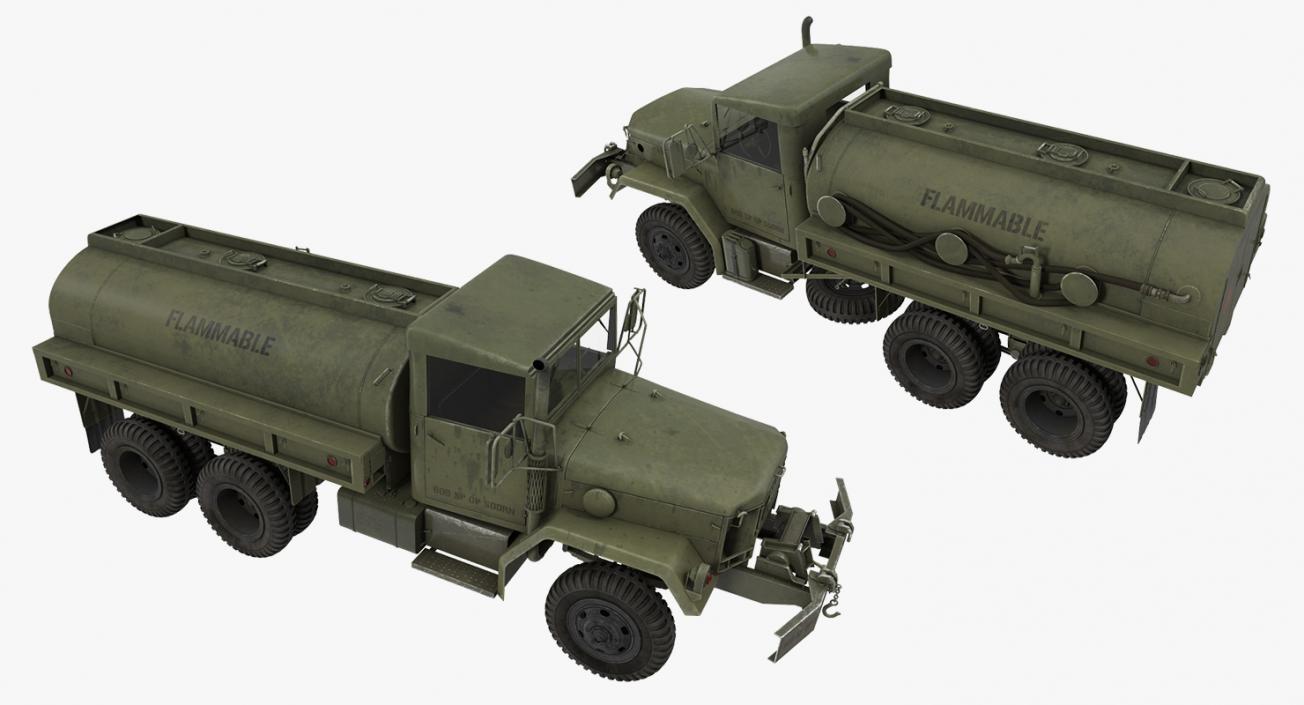 US Army WWII Rigged Trucks Collection 2 3D model