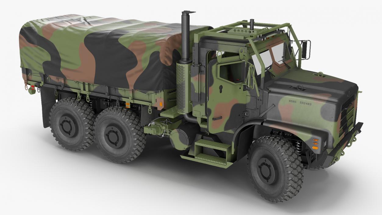 US Army WWII Rigged Trucks Collection 2 3D model