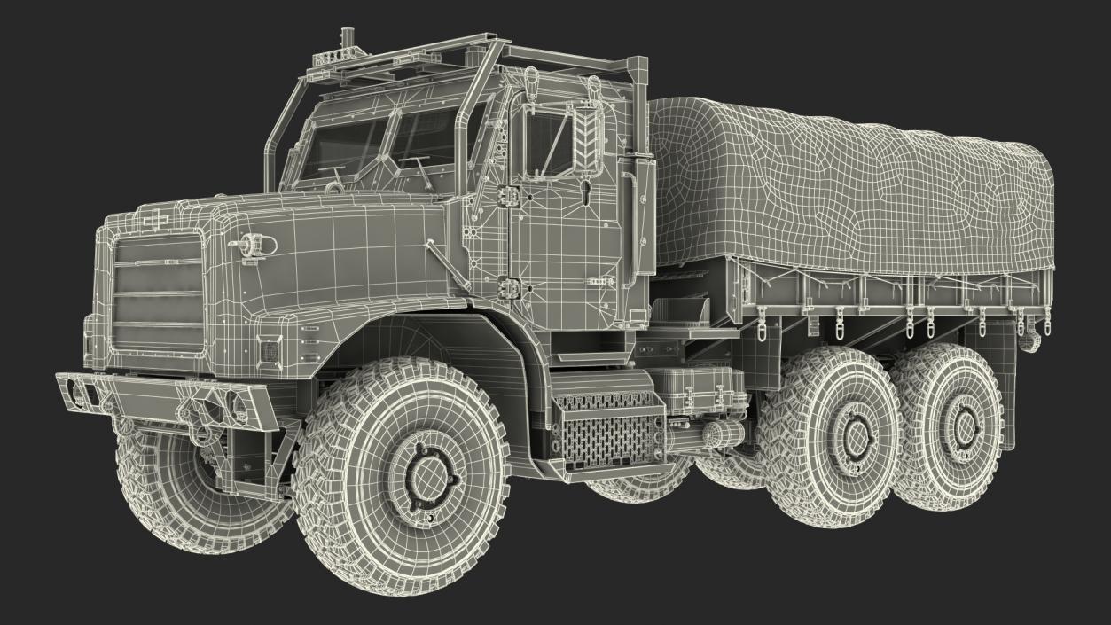 US Army WWII Rigged Trucks Collection 2 3D model