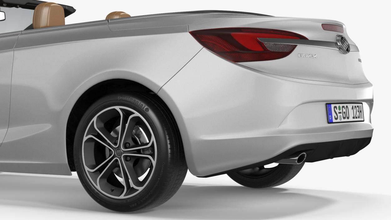 Buick Cascada Cabriolet Convertible Rigged 3D