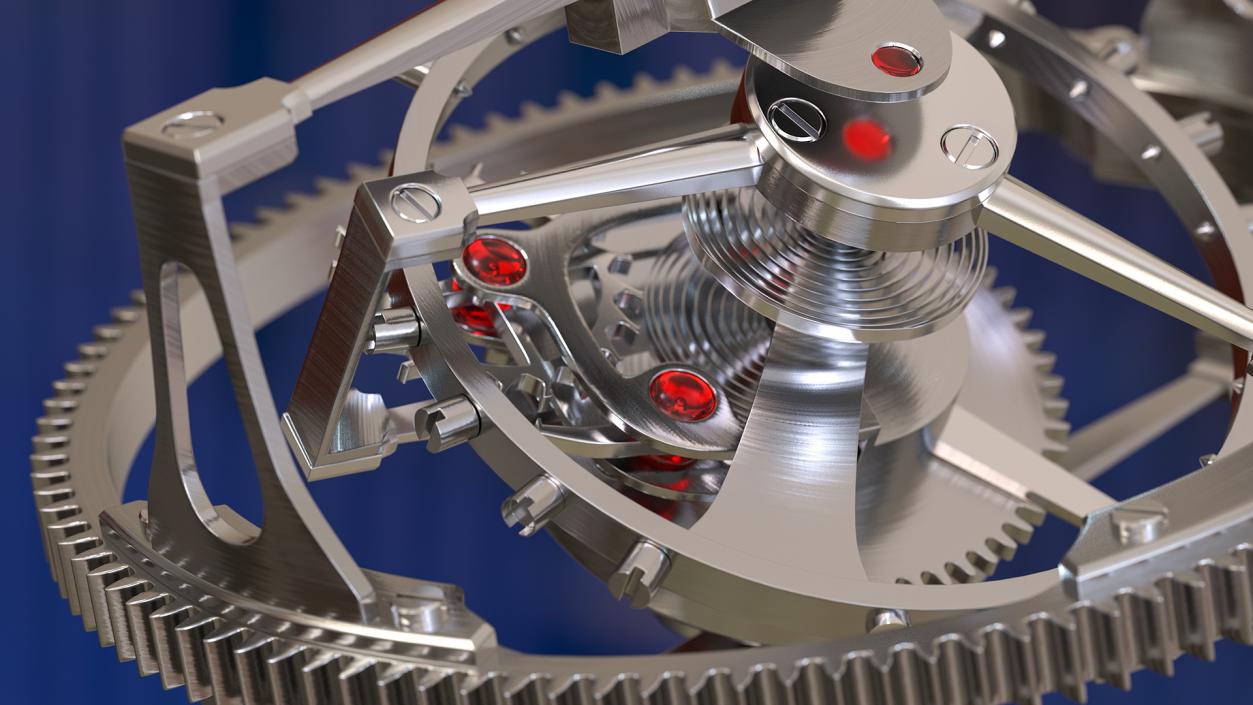 3D model Tourbillon Mechanism