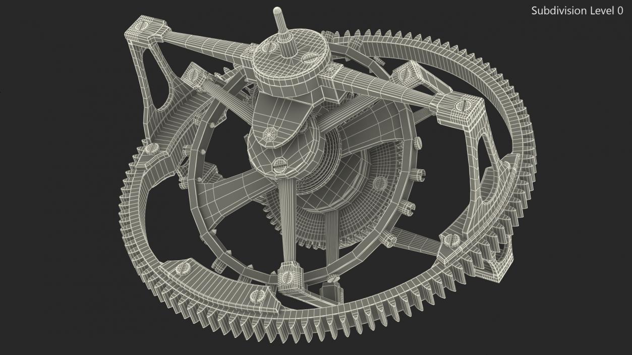 3D model Tourbillon Mechanism