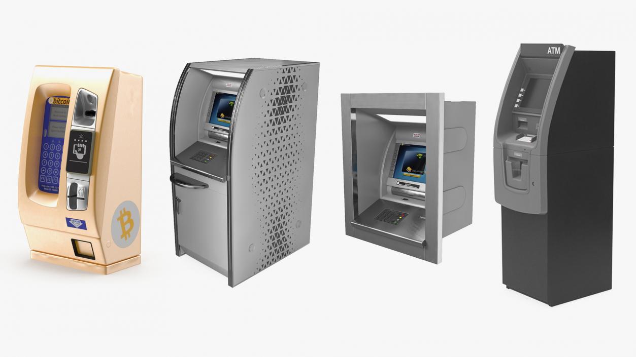 3D model ATM Machines Collection 3