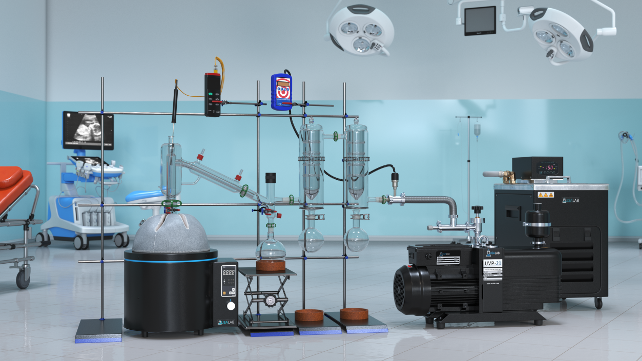 3D Full Bore Distillation Kit