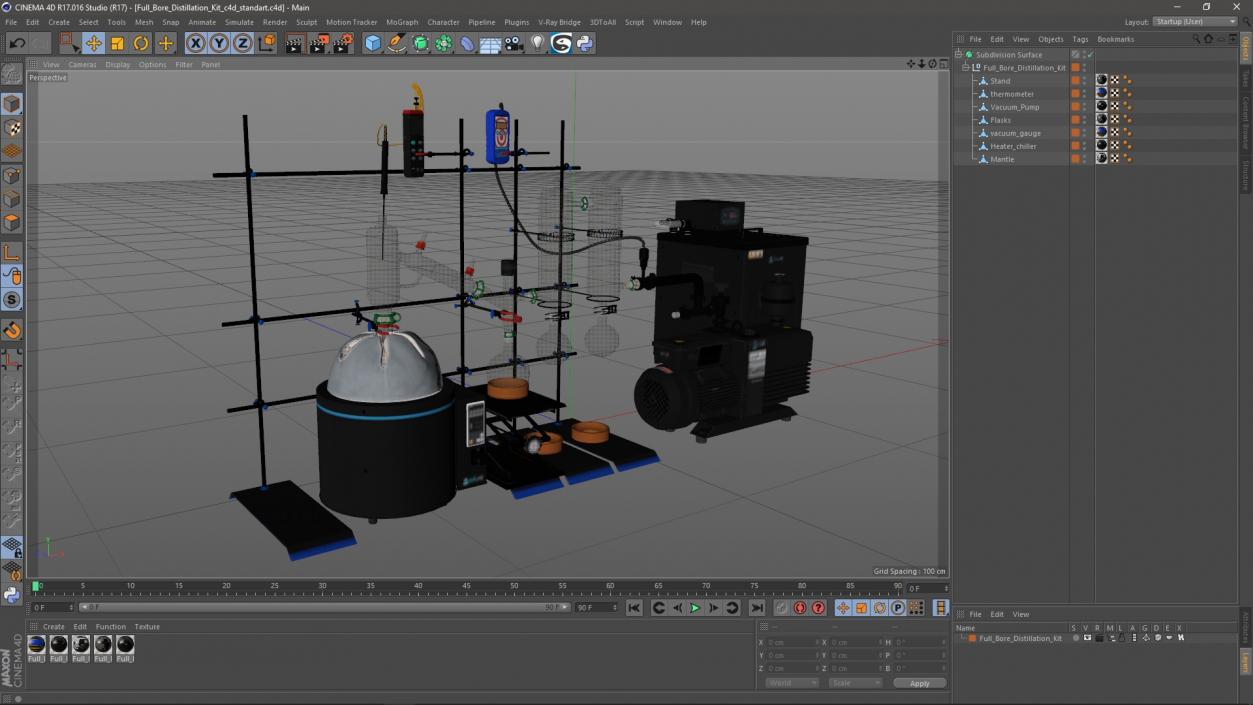 3D Full Bore Distillation Kit