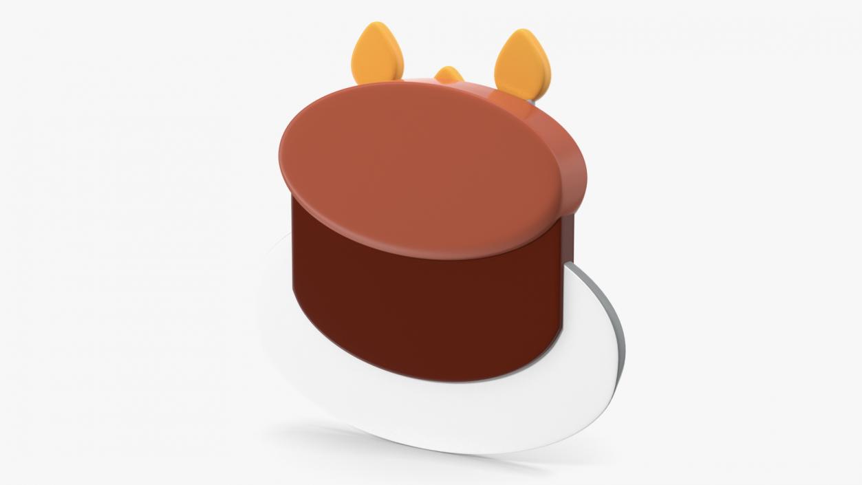 Birthday Cake Emoji 3D model