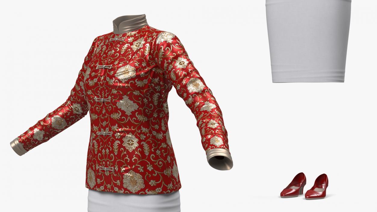 Traditional Chinese Clothes for Women 3D