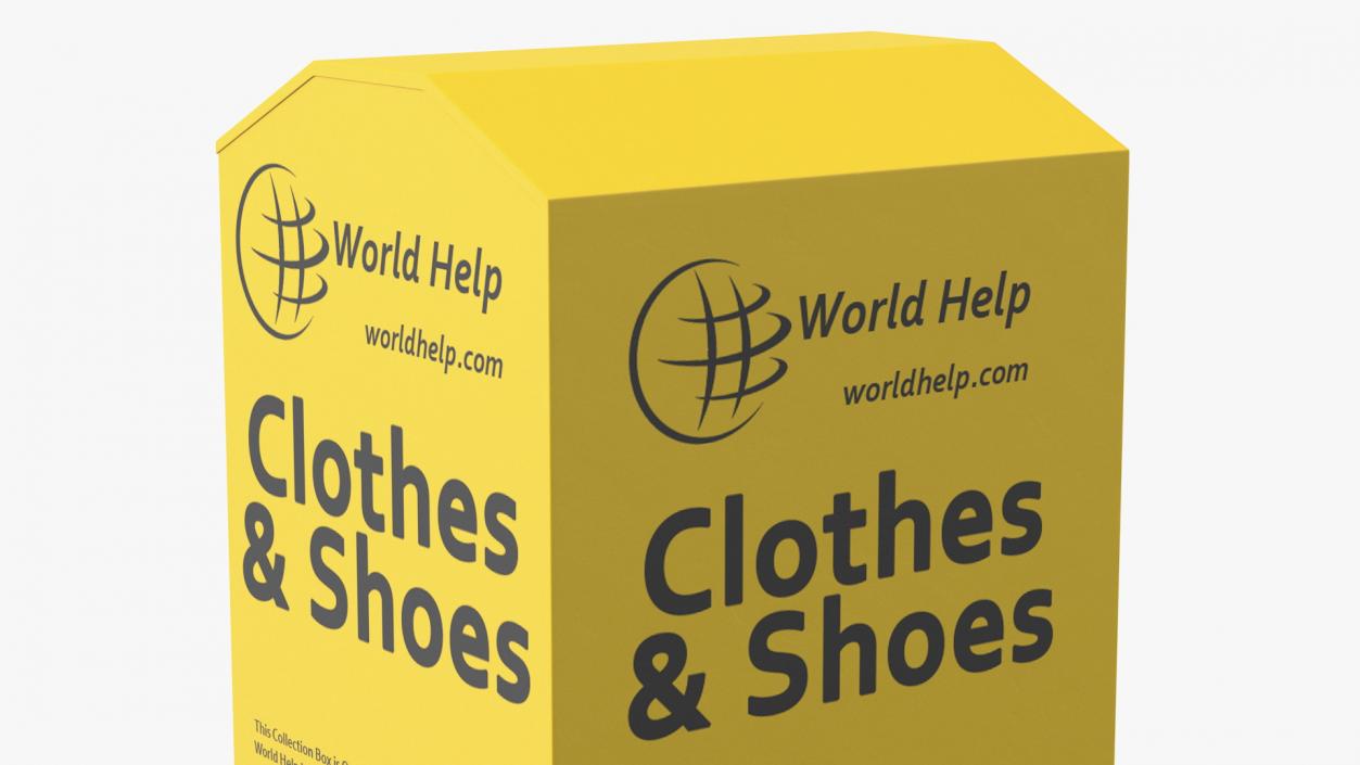 3D Clothes and Shoes Drop Box