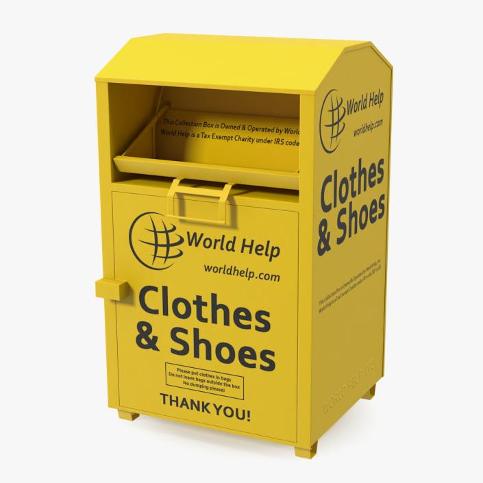 3D Clothes and Shoes Drop Box