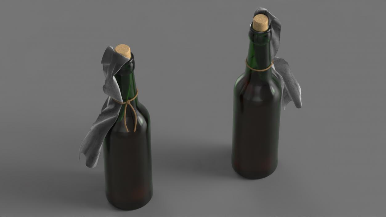 3D model Bottle Bomb Fur