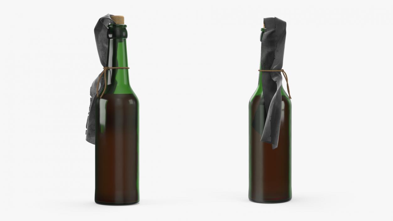 3D model Bottle Bomb Fur