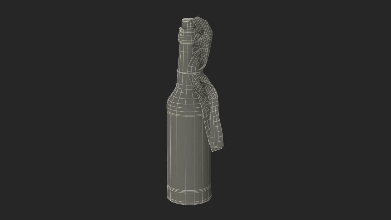 3D model Bottle Bomb Fur